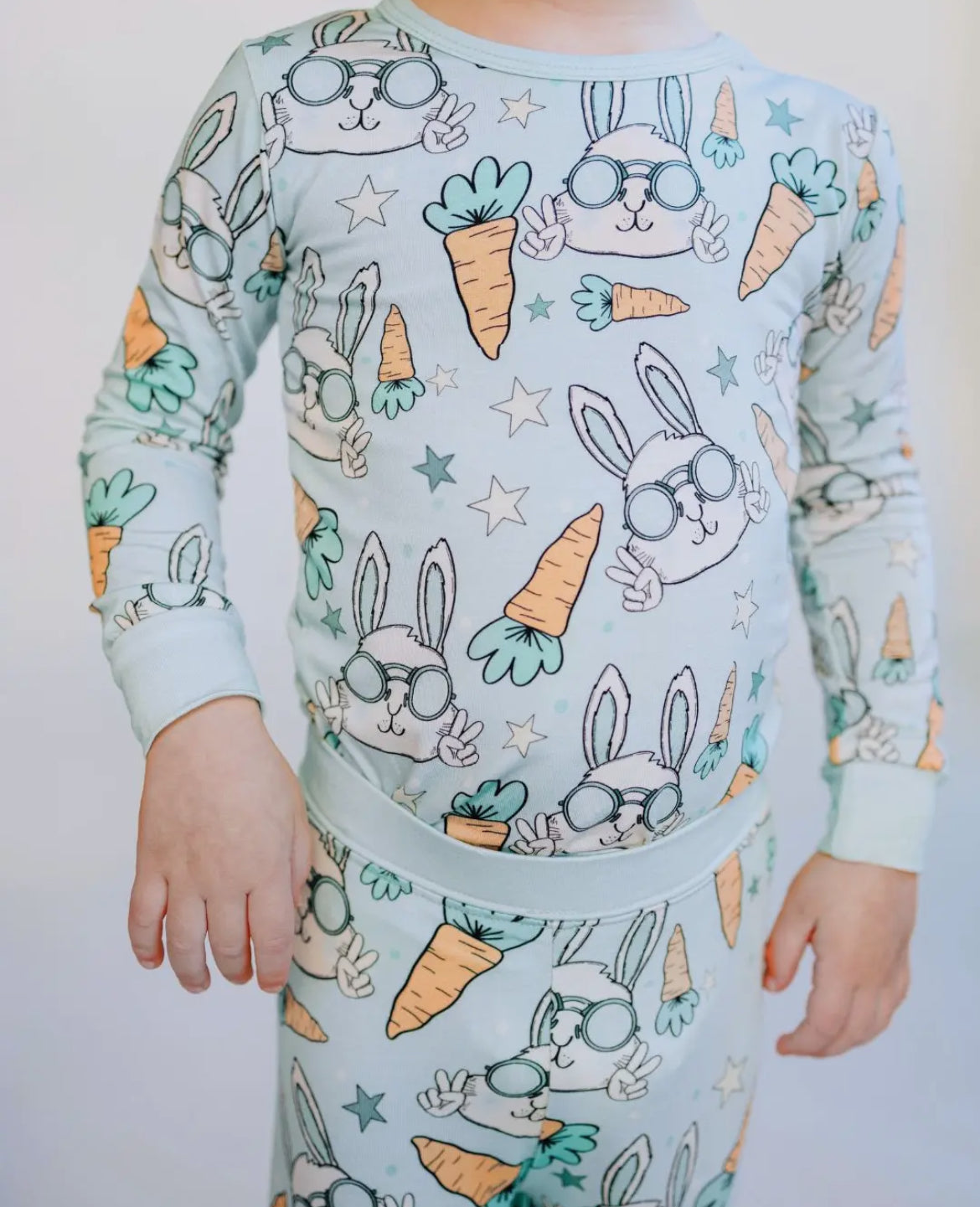 One Cool Bunny Bamboo Pajamas